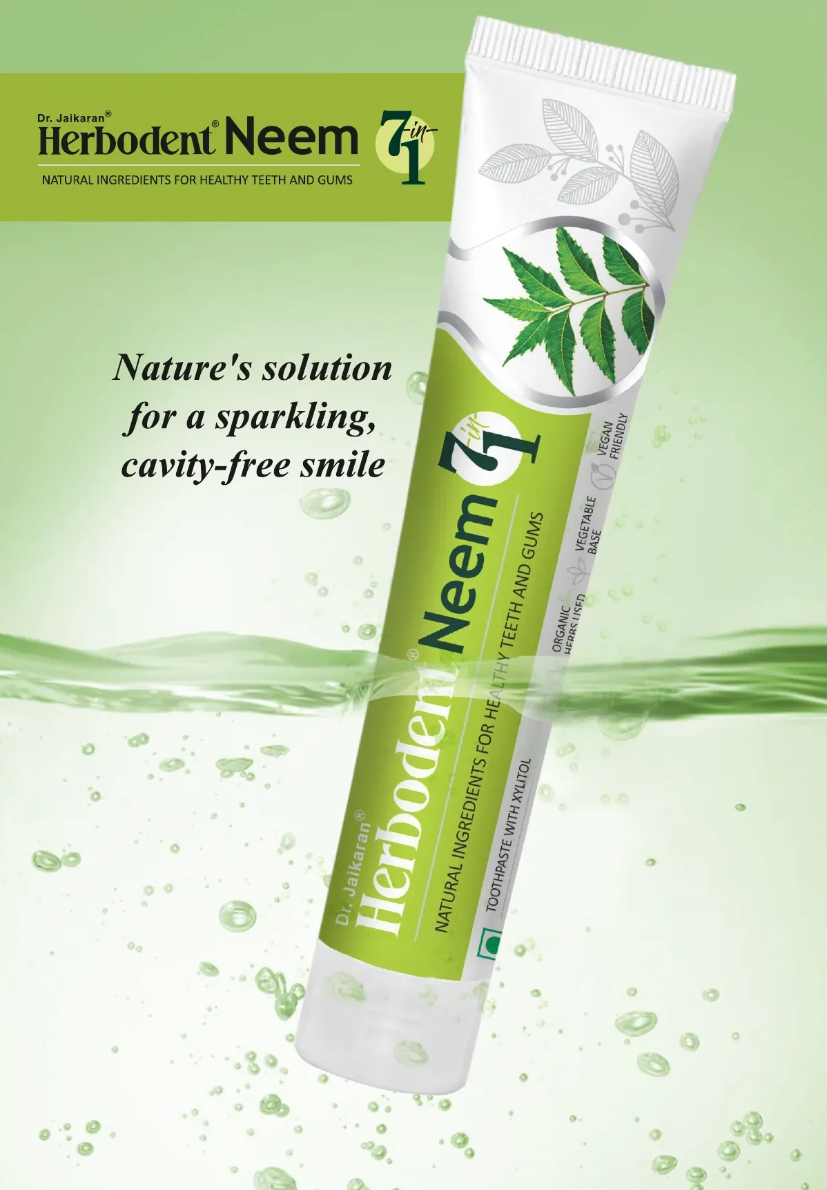 Herbodent Neem 7-in-1 herbal toothpaste