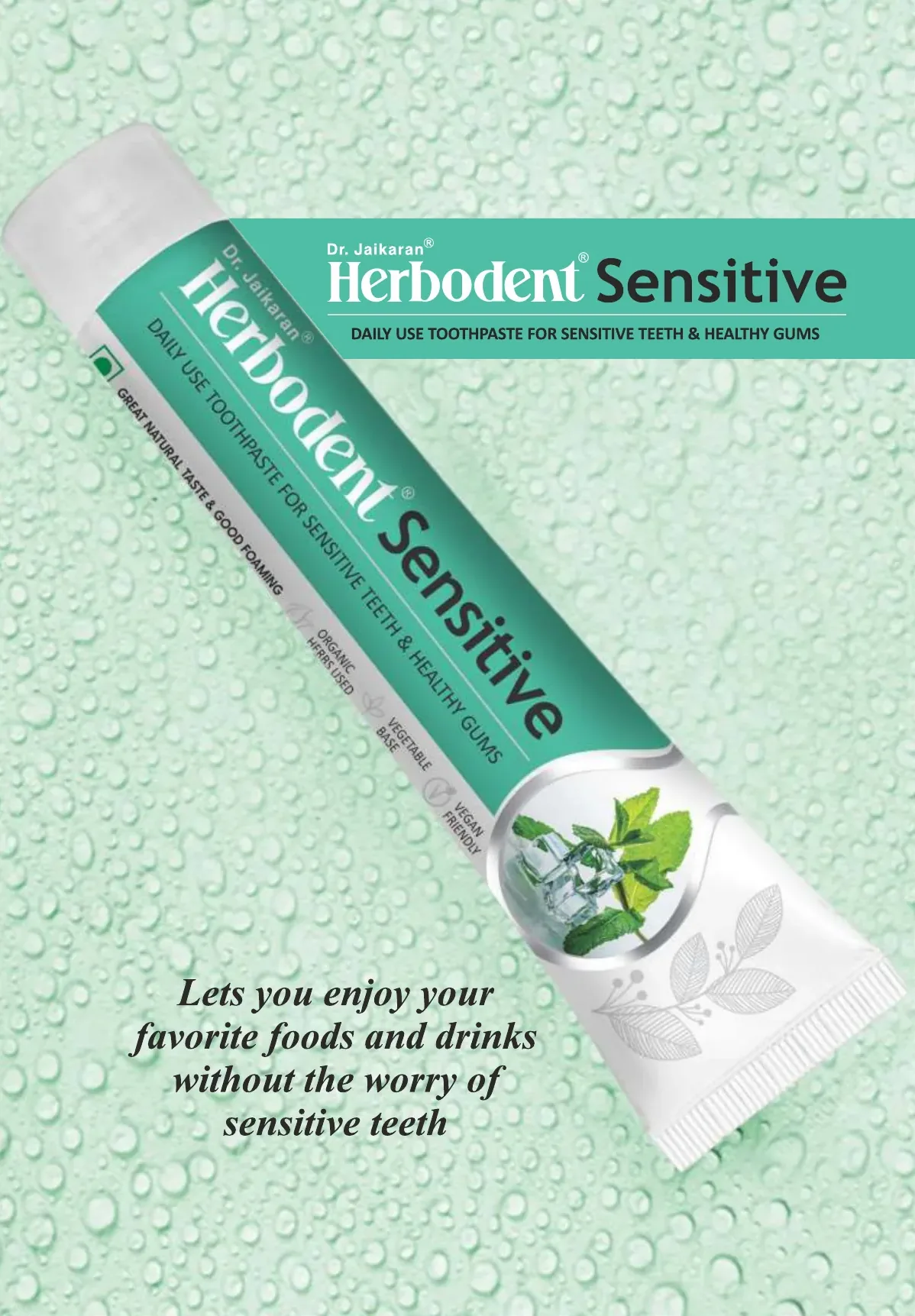 Herbodent Sensitive herbal toothpaste